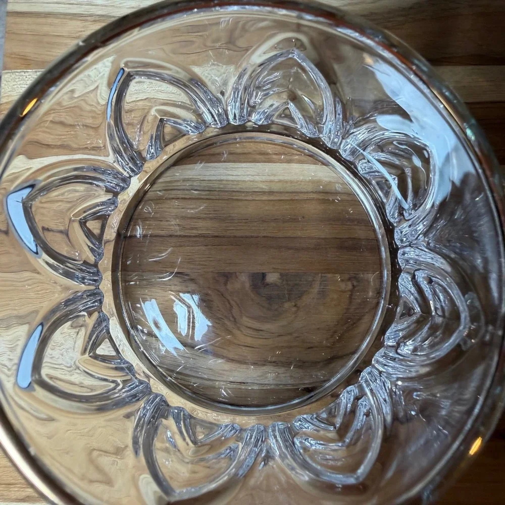 Vintage Gold Rimmed Whiskey Rocks Glasses Gothic Arch Pressed Glass Set of 2